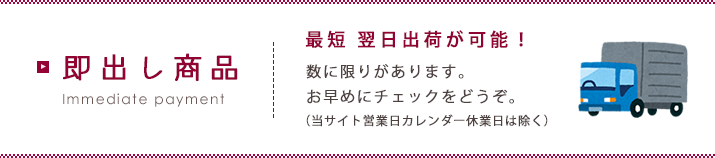 即出し商品